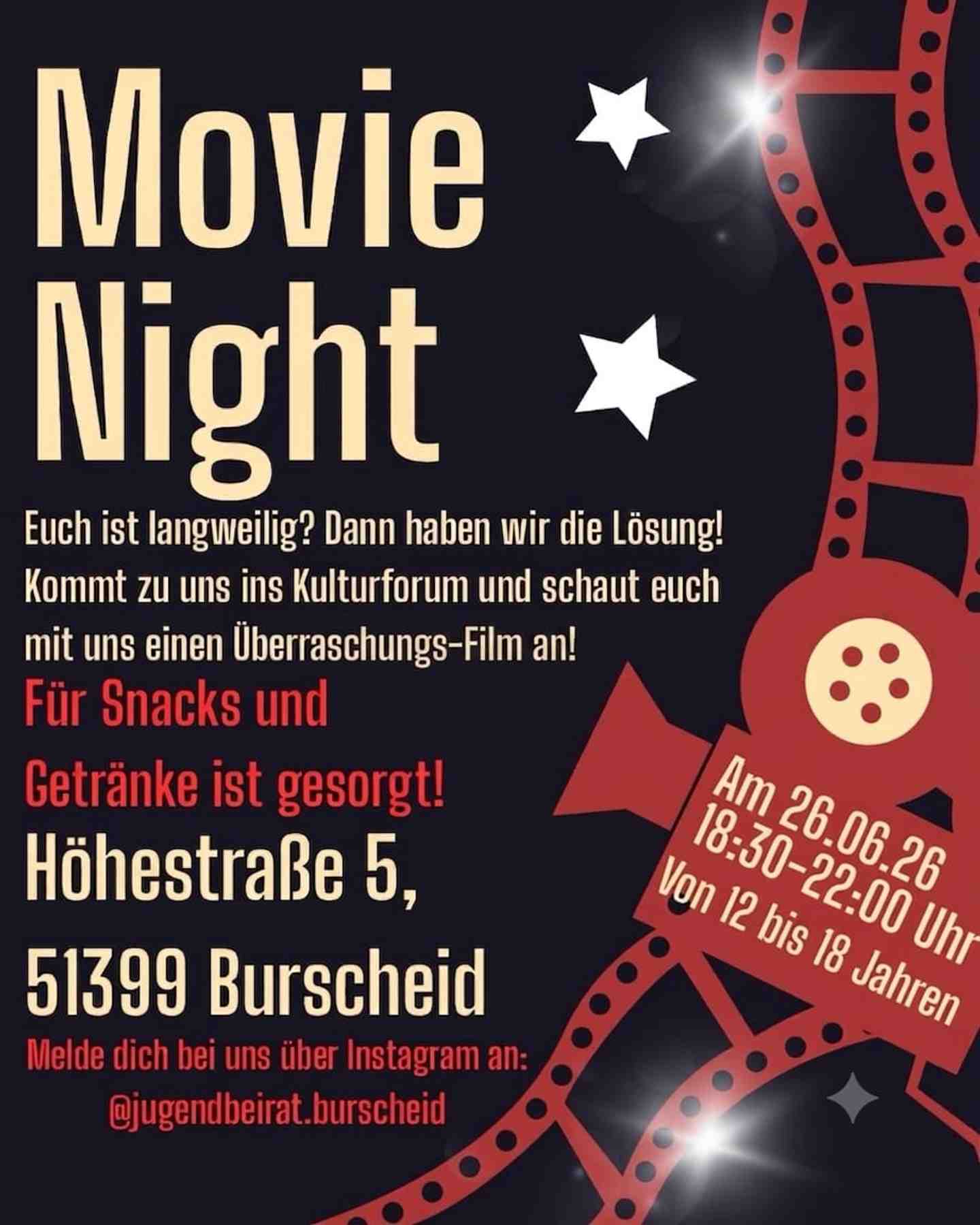 Movie Night des Jugendbeirats Coverbild